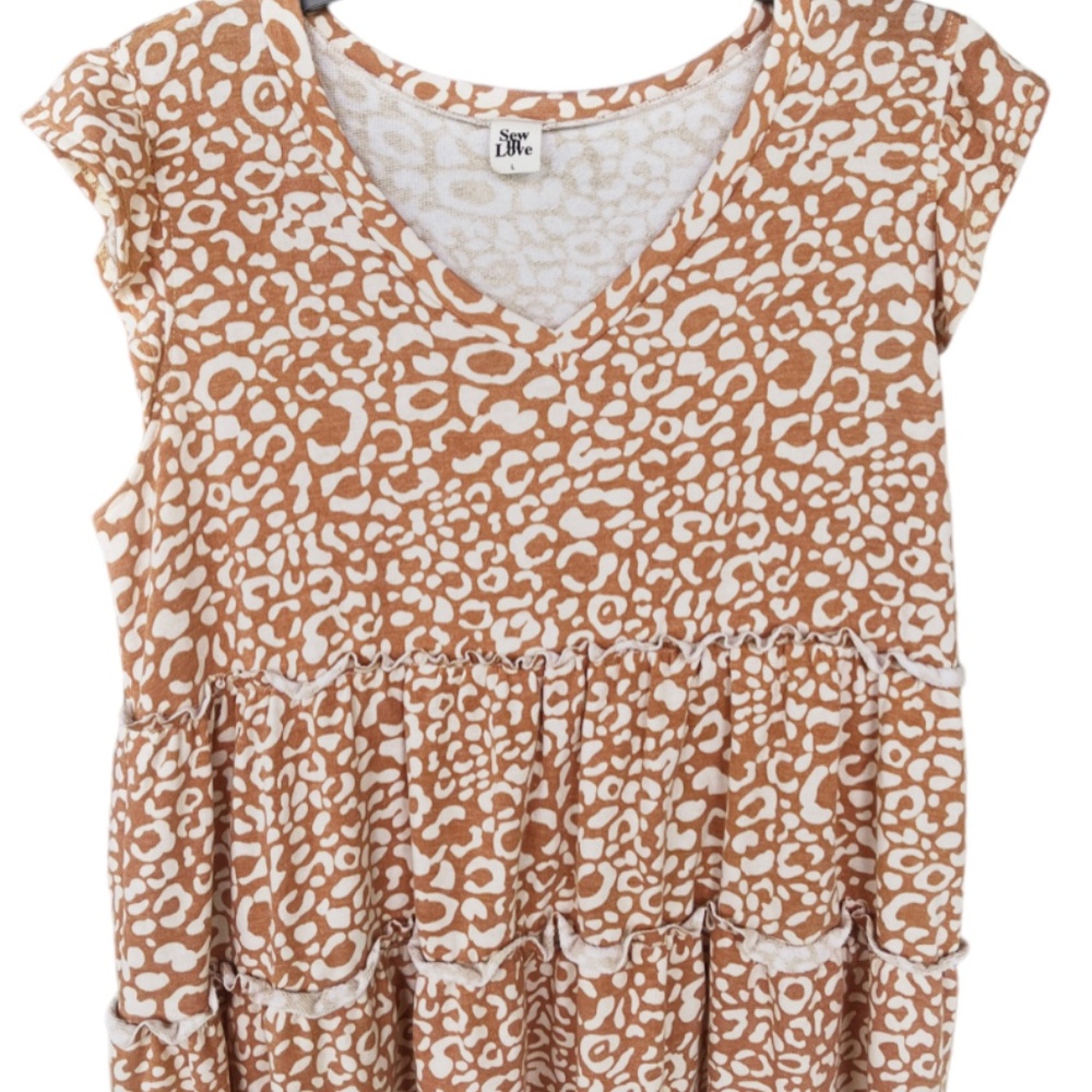 Animal Print Women's Shirt | Sew In Love | Size Large